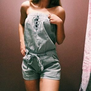 Strapless Romper